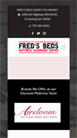 Mobile Screenshot of freds-beds.com